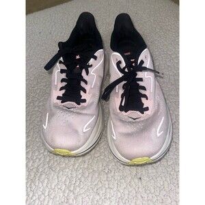 Pink hoka shoes